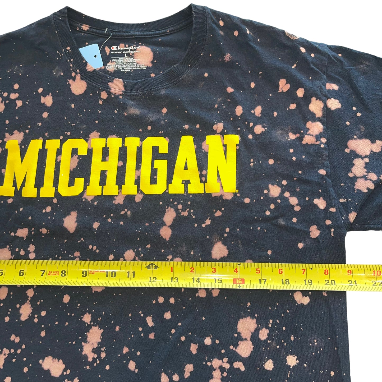Michigan Bleach Tee (L)