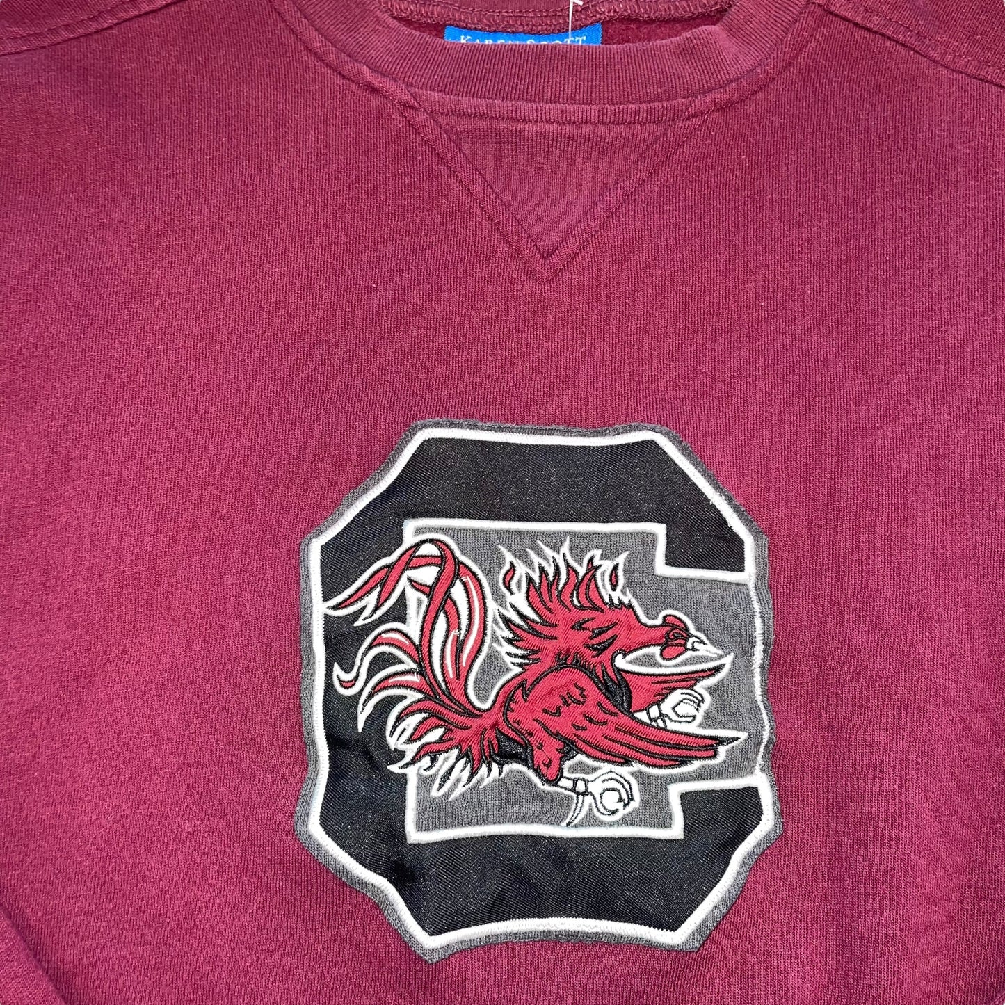 USC South Carolina Patchwork Crew (M)