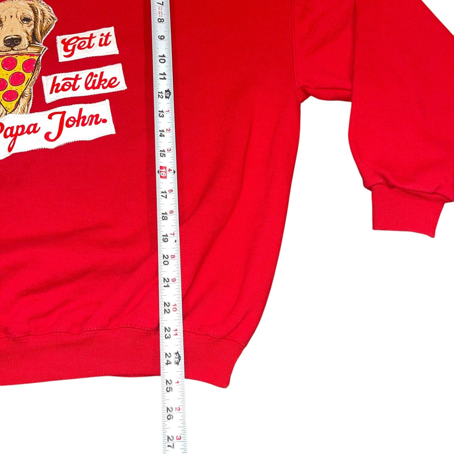 Just a Girl - Upcycled Papa John (XL)