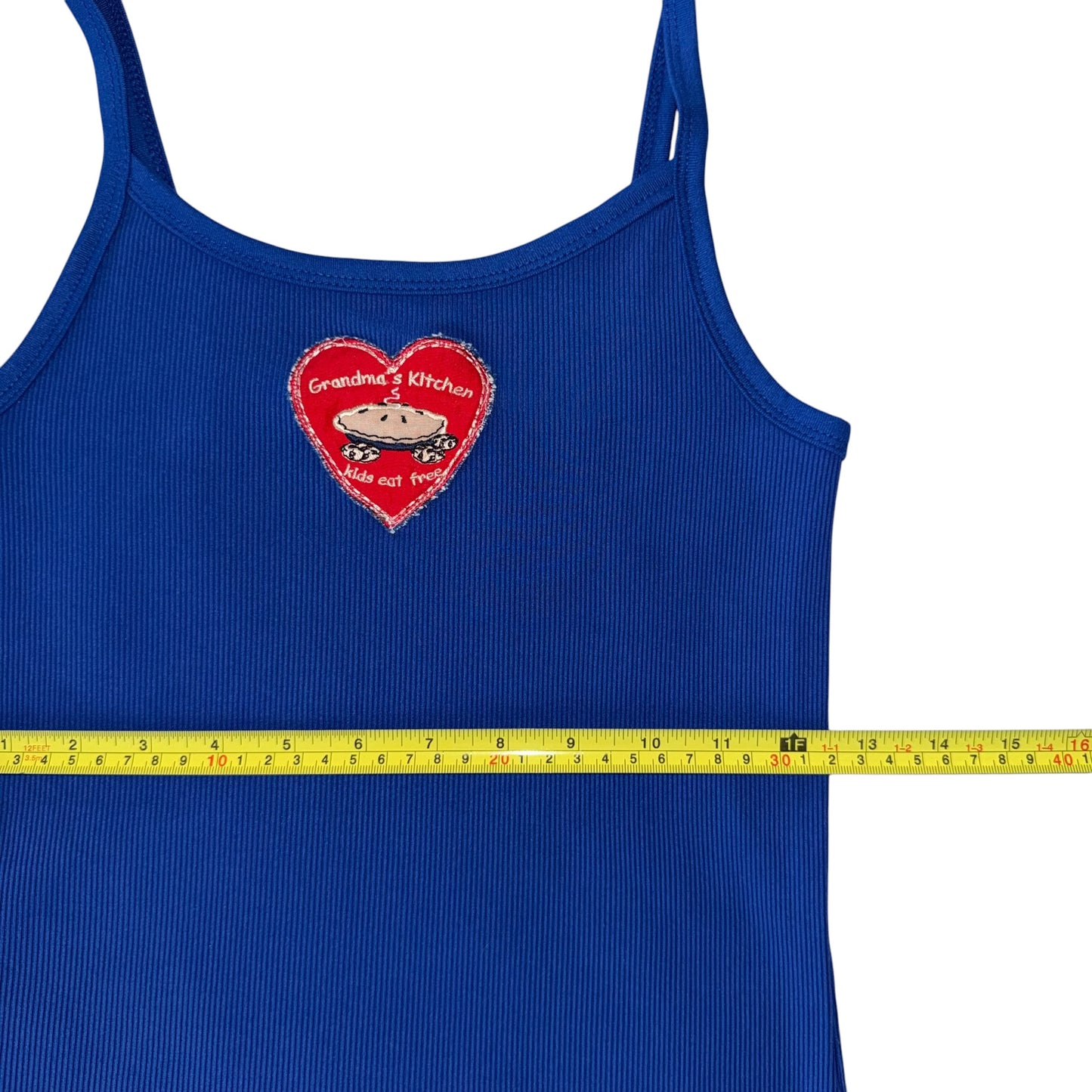 For The Girls, USA - Grandma’s Kitchen Blue Tank (S)