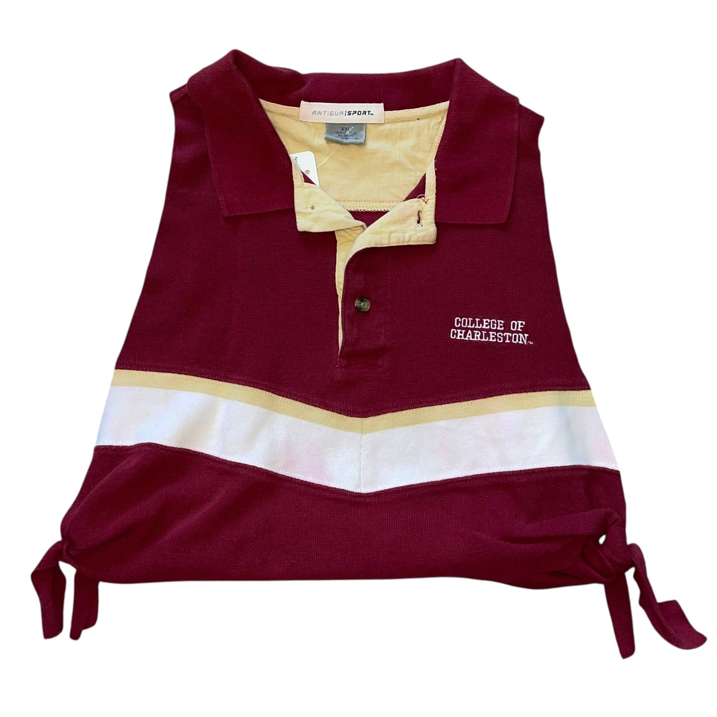 College of Charleston Tied Side Polo (S/M)