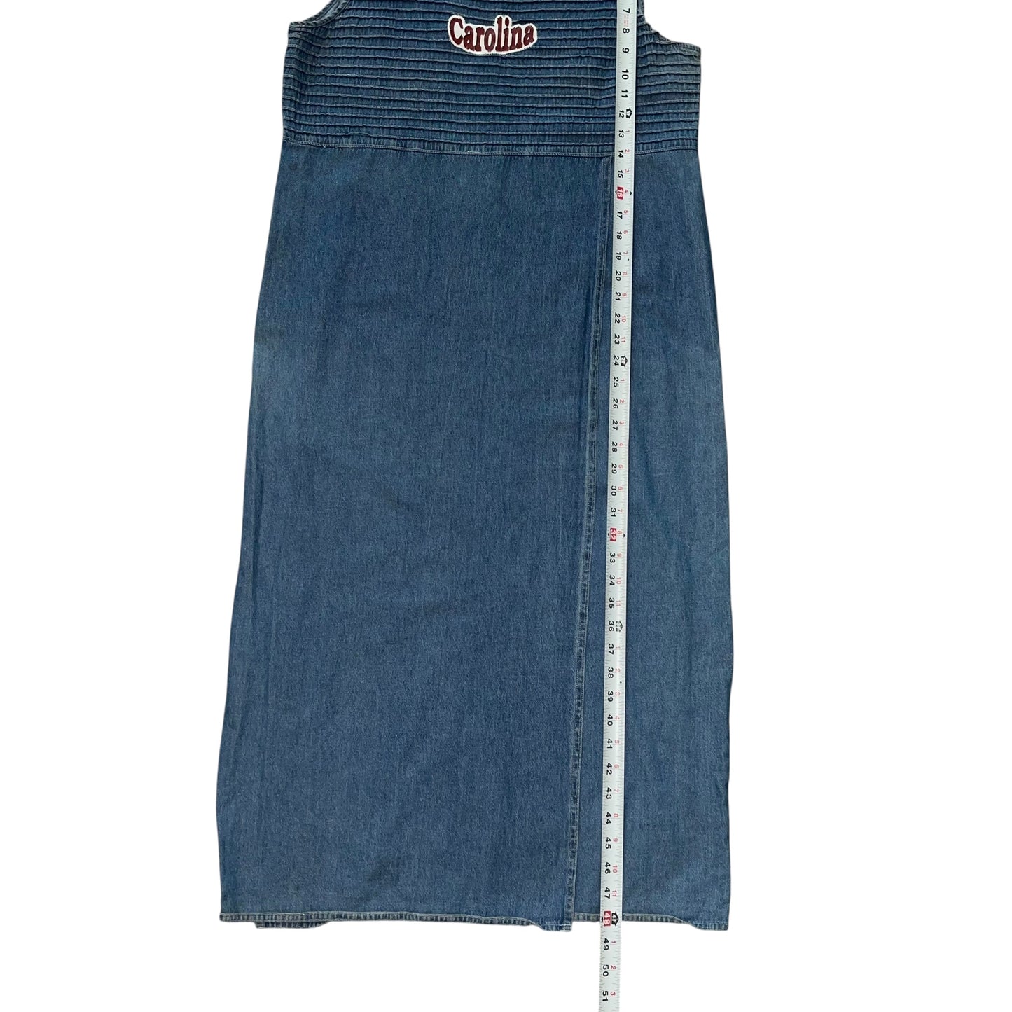 USC South Carolina Vintage Patch Denim Dress (L/XL)