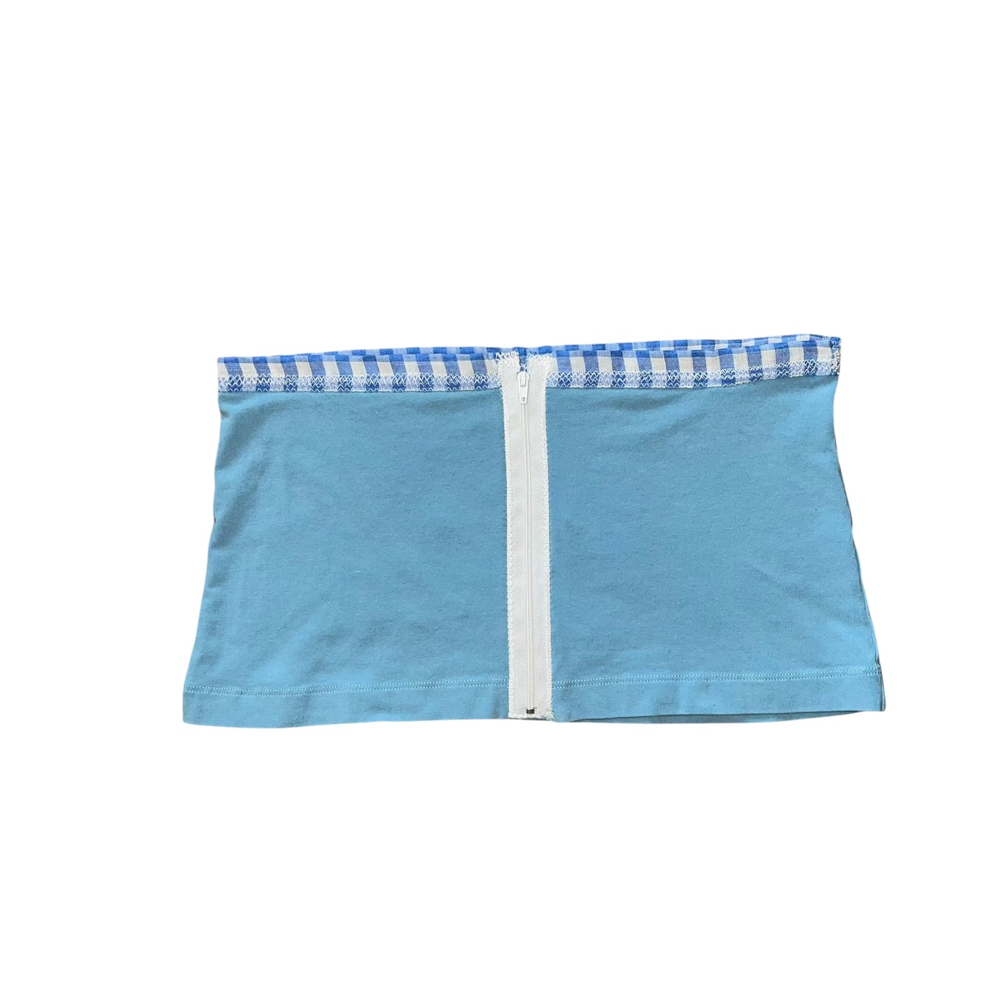 UNC North Carolina Plaid Tube Top (S)