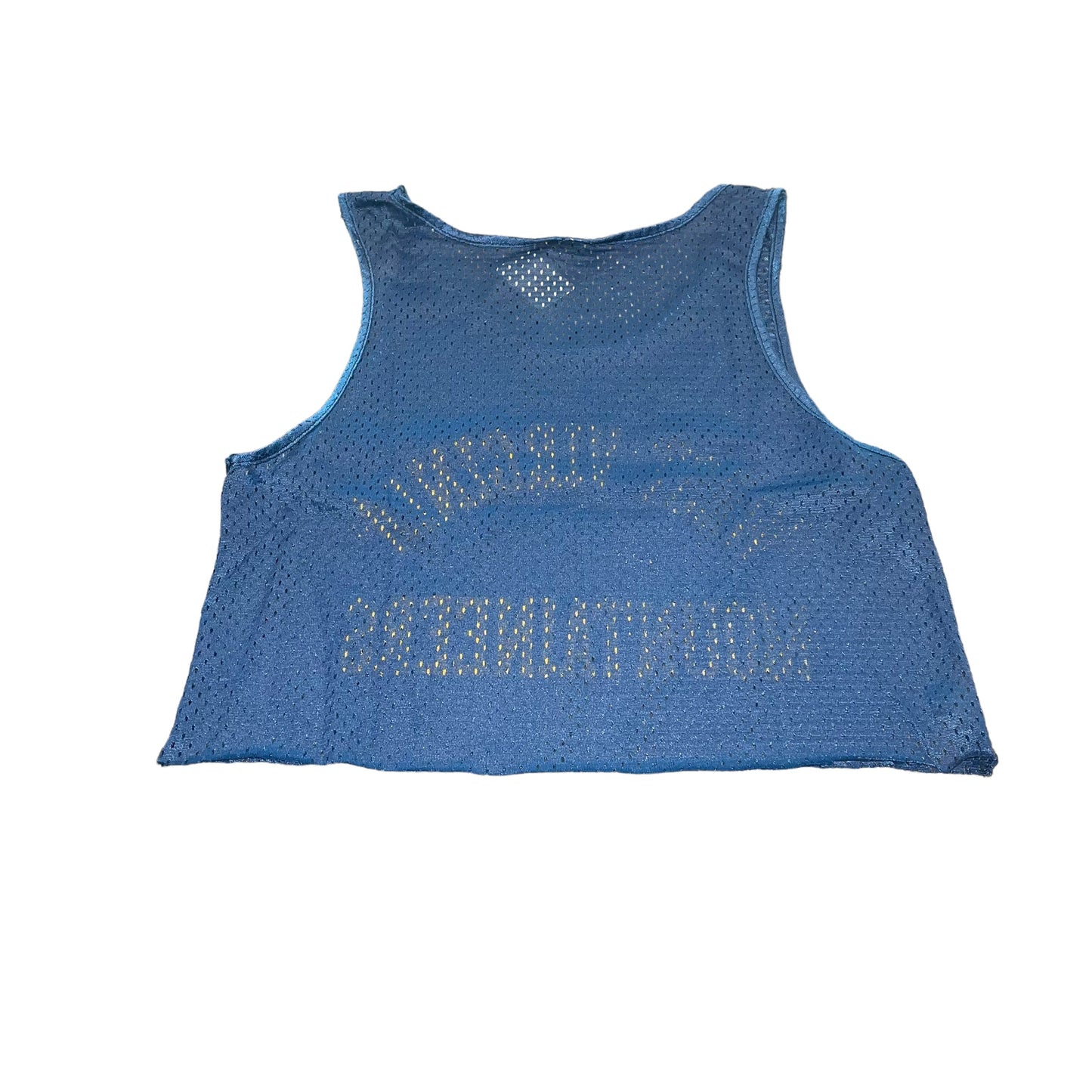 West Virginia Mesh Cropped Tank (M)