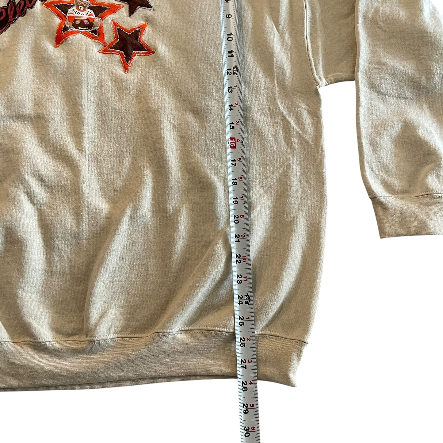 Upcycled NFL BEAR CLEVELAND BROWNS Patchwork (XL)