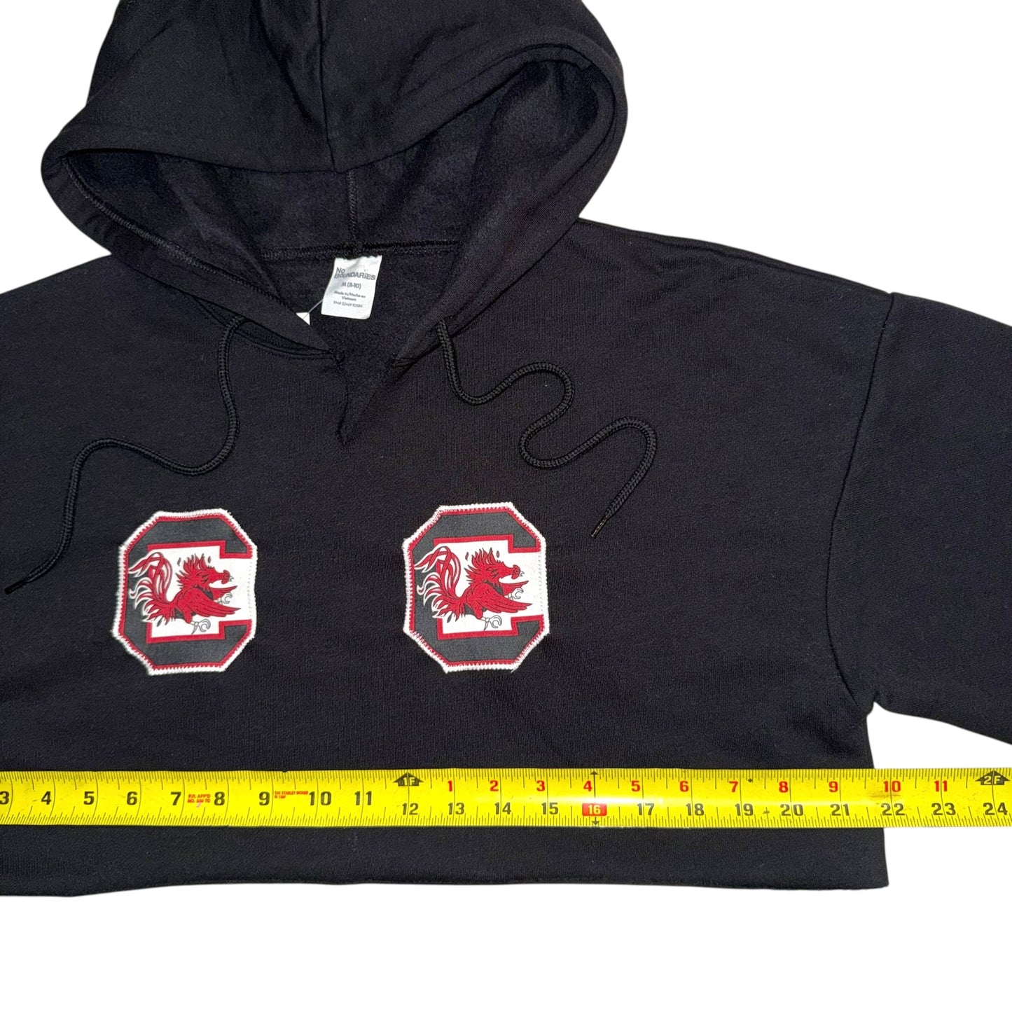 USC South Carolina Reworked Double Logo Cropped Hoodie (M)