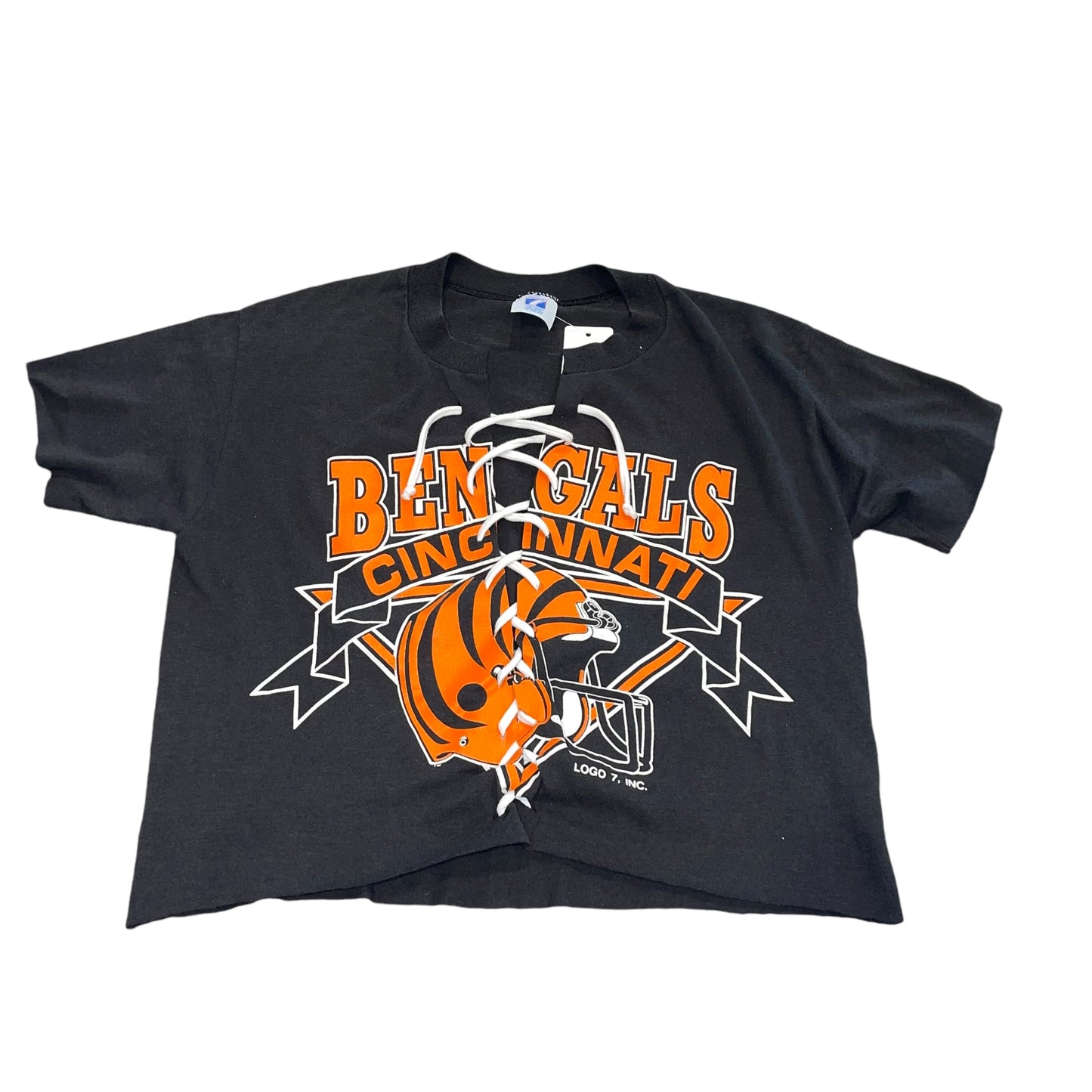Cincinnati Bengals Lace up Crop (M)