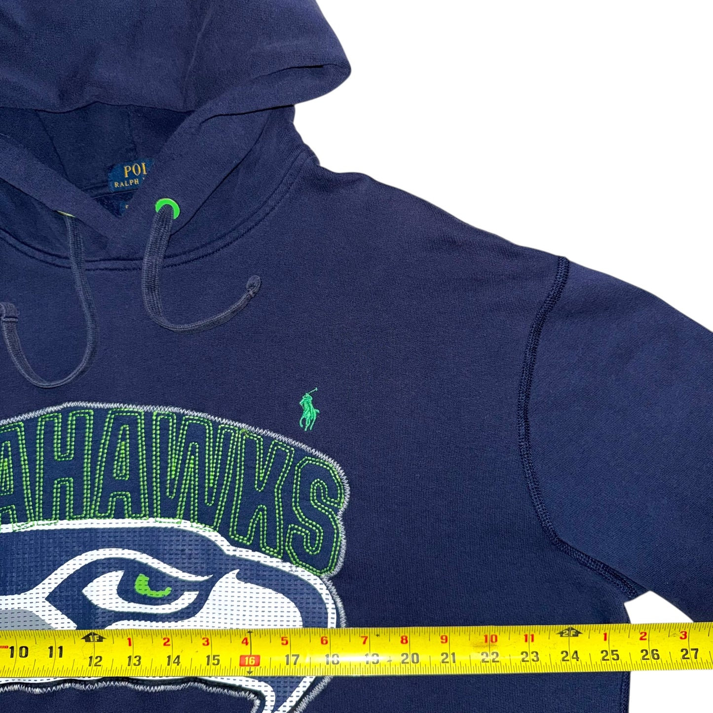 Seattle Seahawks Customized Cropped Polo Hoodie (XL)