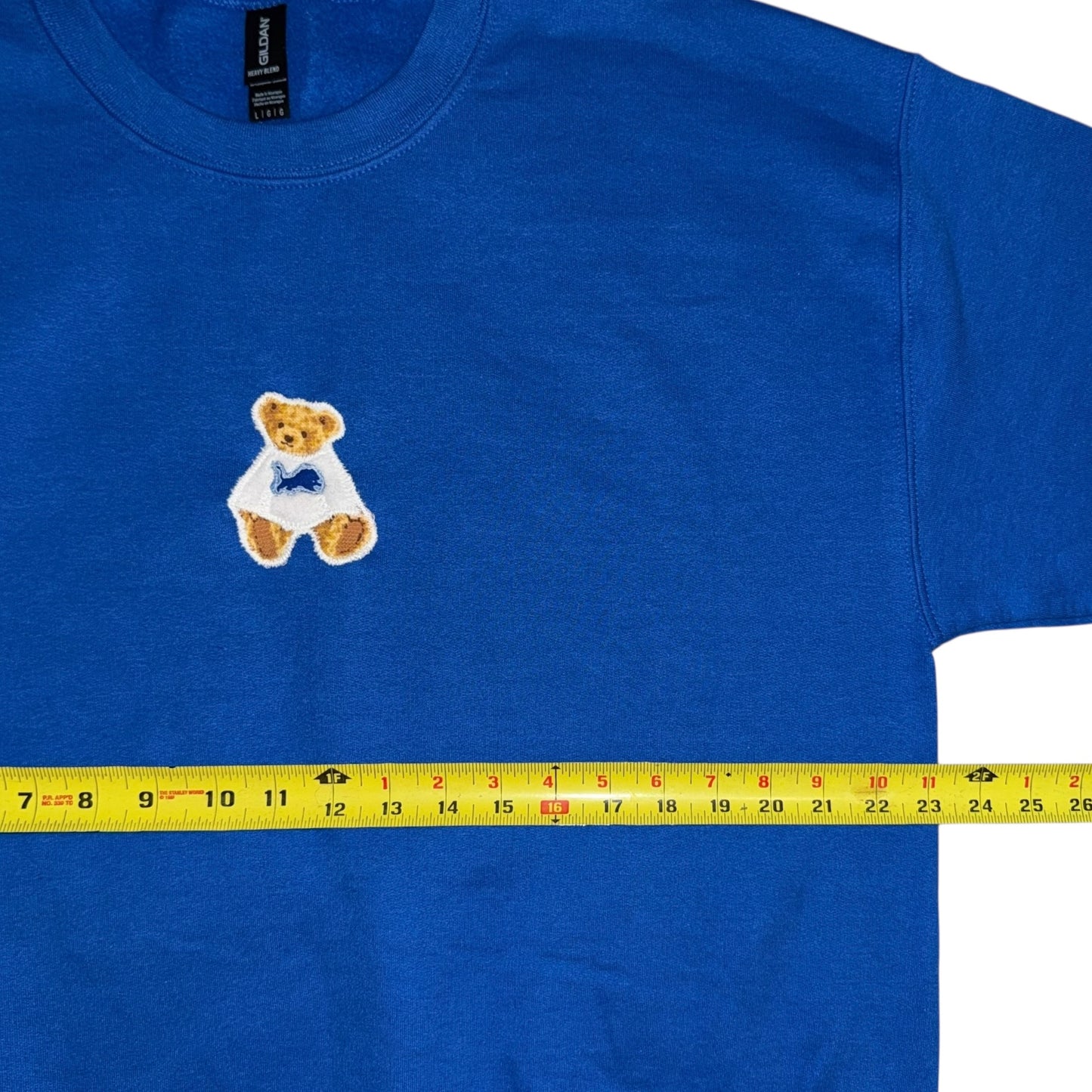 Detroit Lions Upcycled Bear (L)