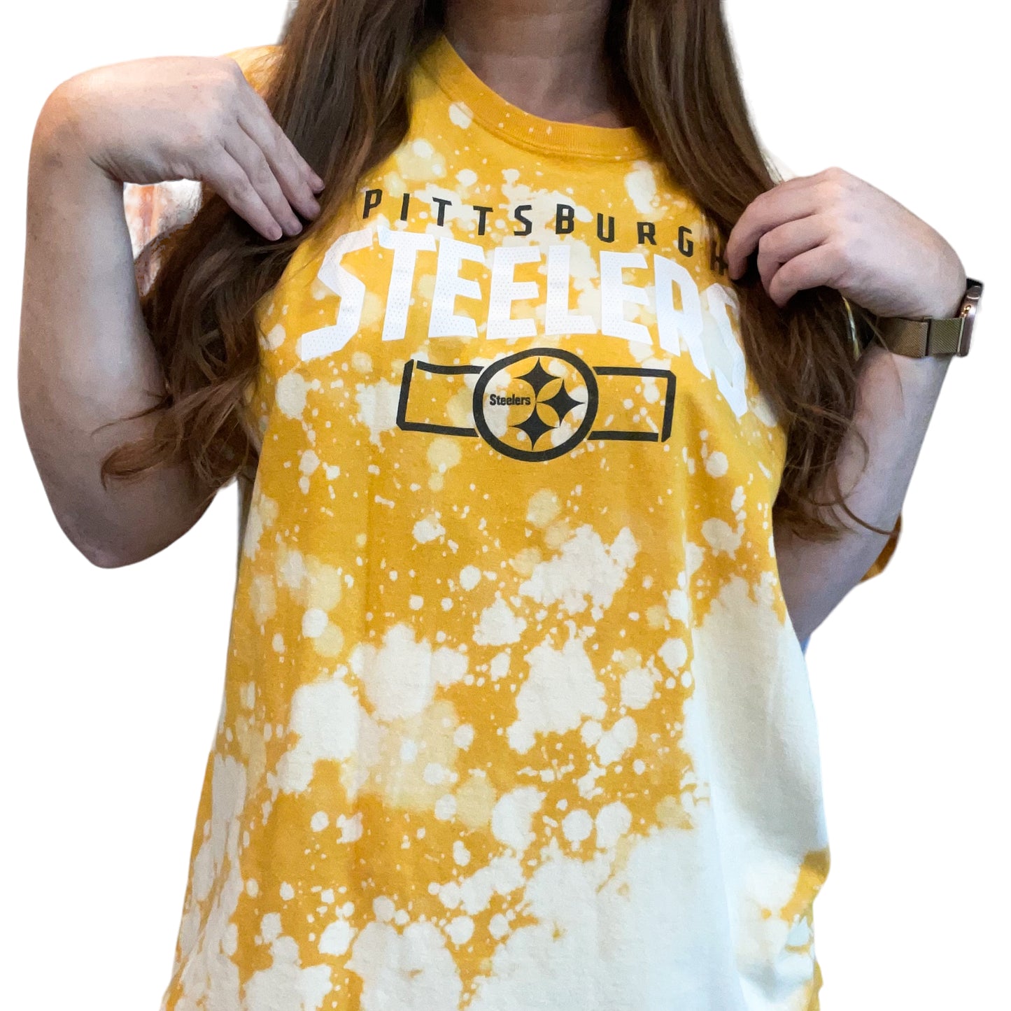 Pittsburgh Steelers Bleach Tee (XL)