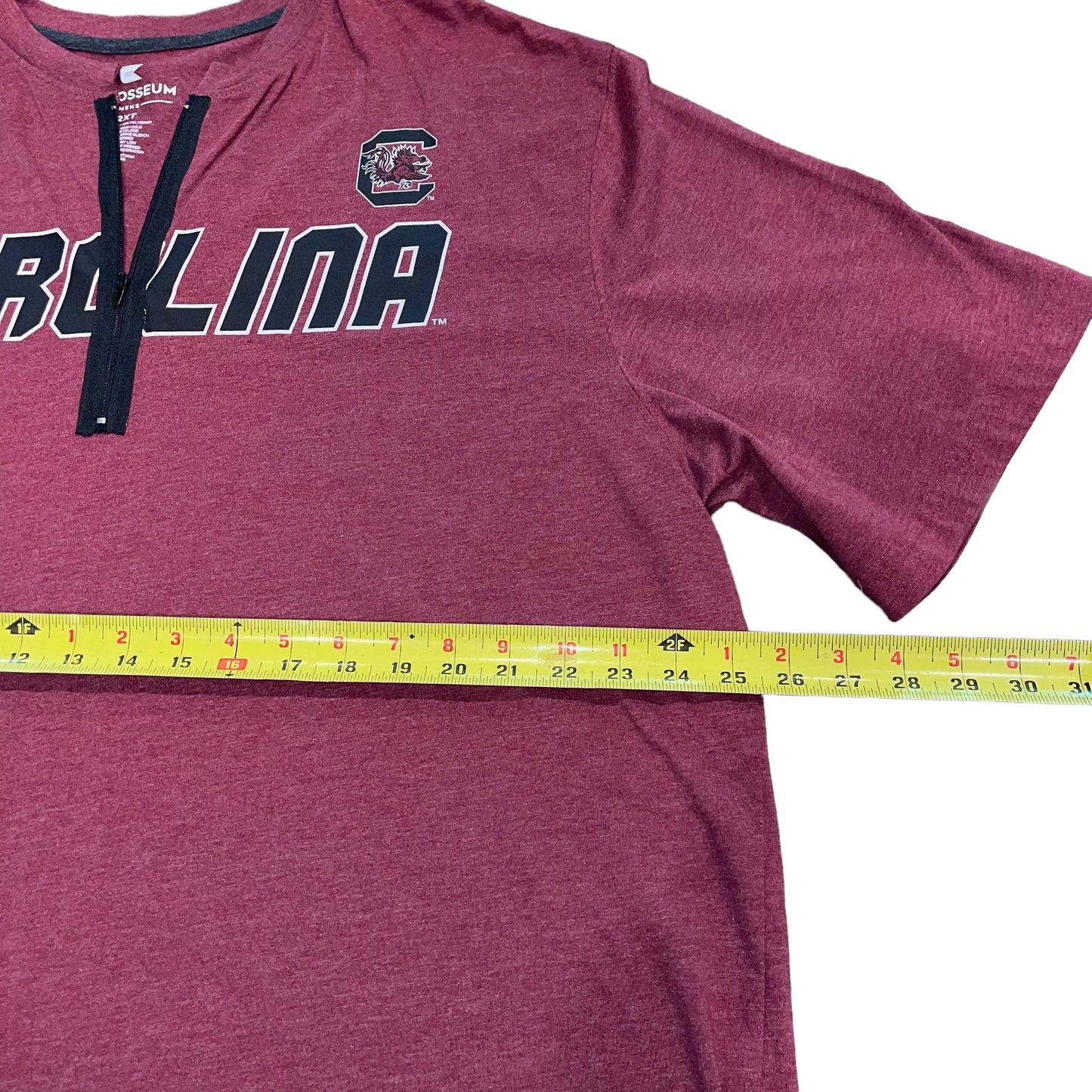 USC South Carolina Zipper T-shirt (XXL)