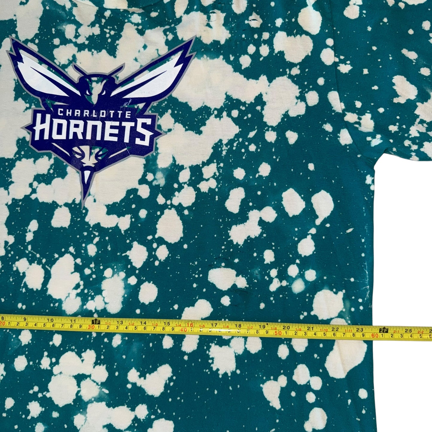 CLT - Hornets Custom Bleach Tee Distressed (XL)