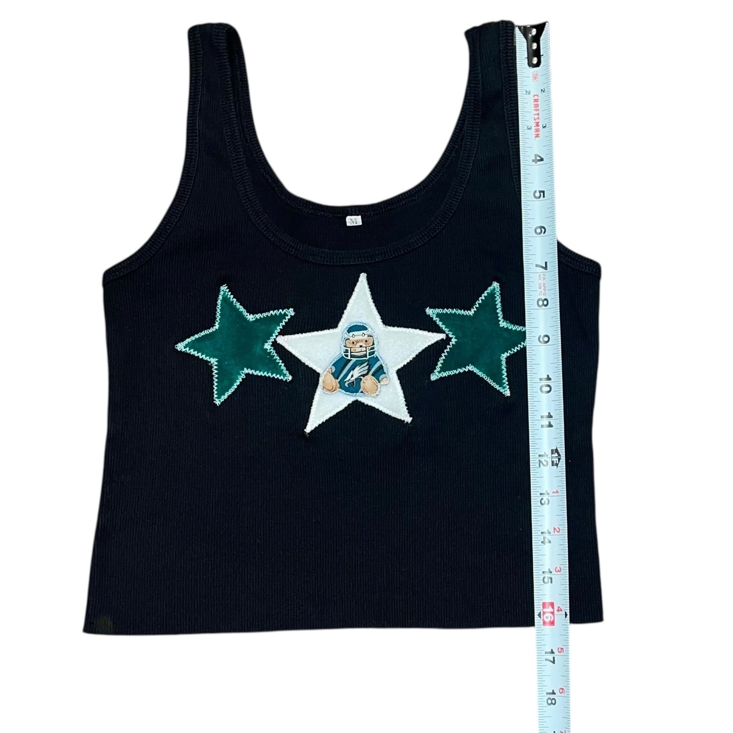 Philadelphia Eagles Upcycled Bear Tank (M)