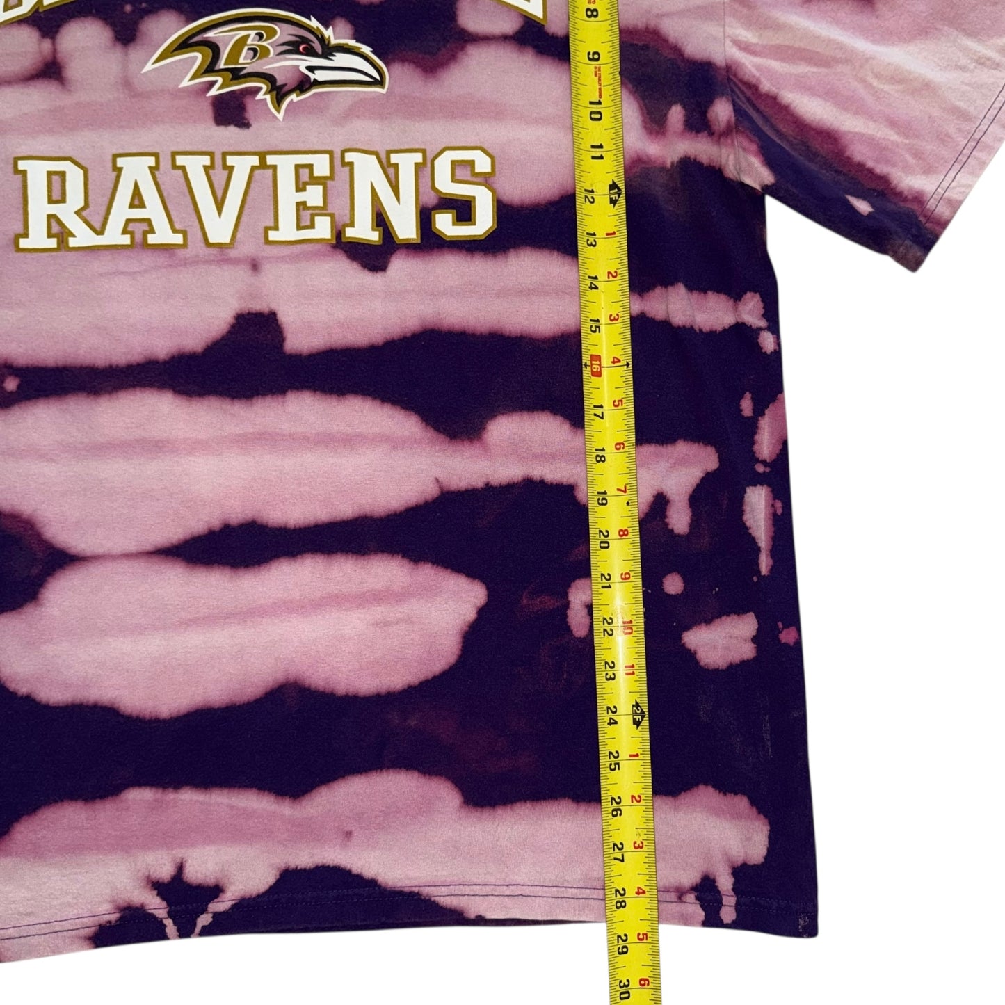 Baltimore ravens Striped Bleach (XL)
