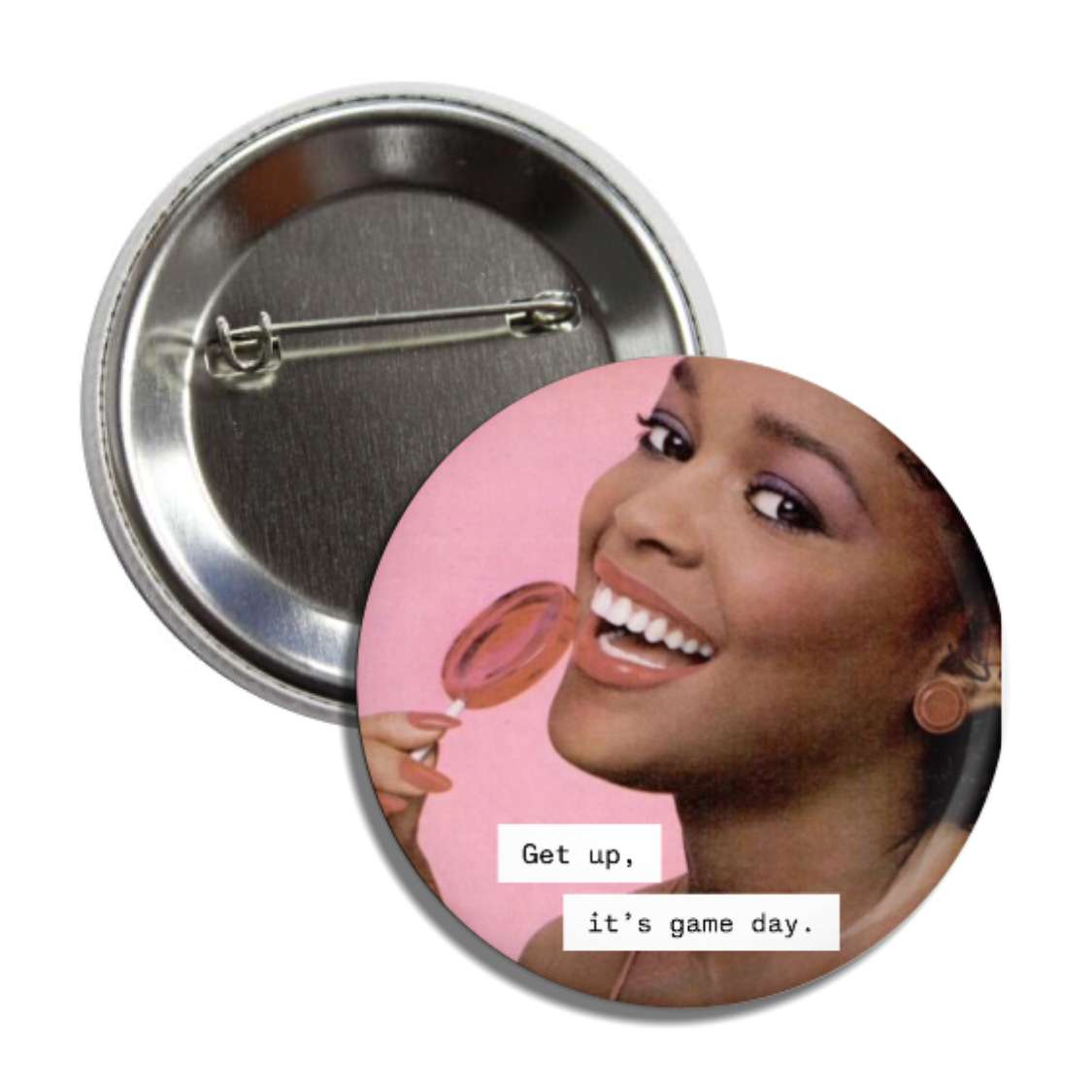 Game Day Button - Get Up Sucker