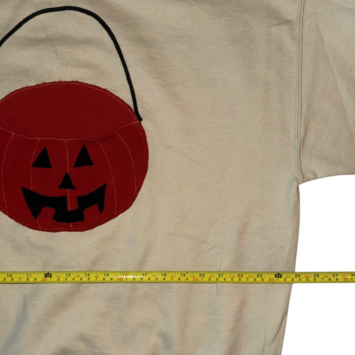 Spooky - Pumpkin Pail Tan Sweatshirt (XL)