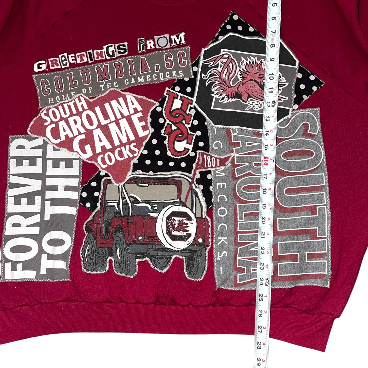 USC South Carolina Upcycled Polka Dot Post card (3XL)
