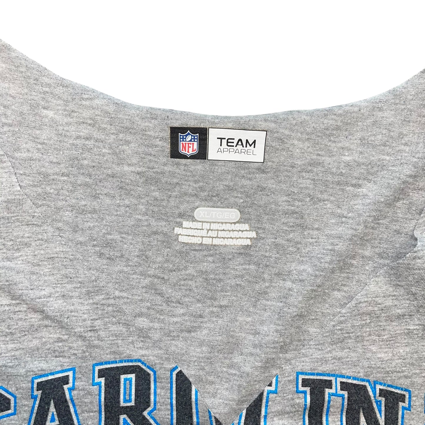 Carolina Panthers Tied Front Top (XL)