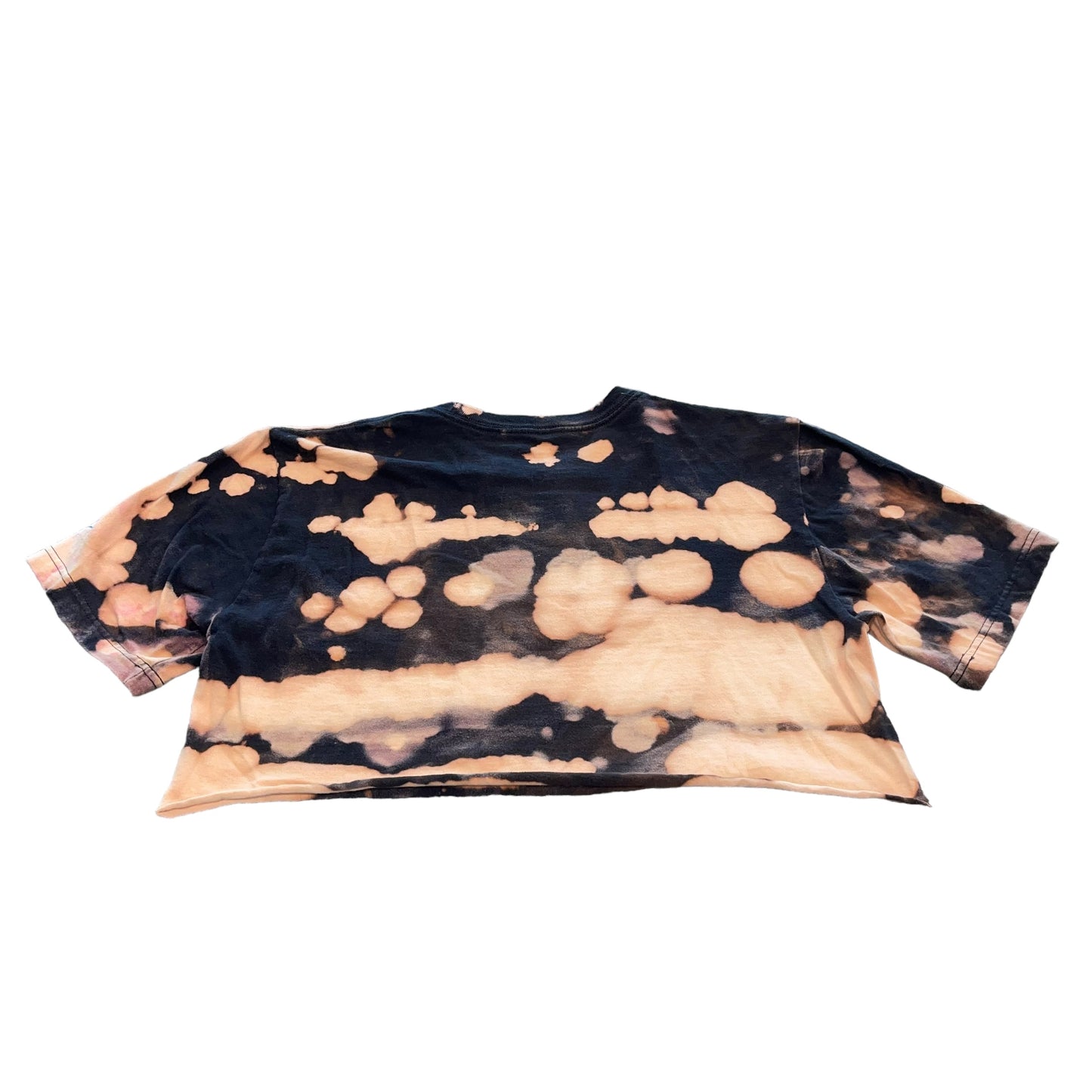Carolina Panthers Bleach Crop Tee (M)