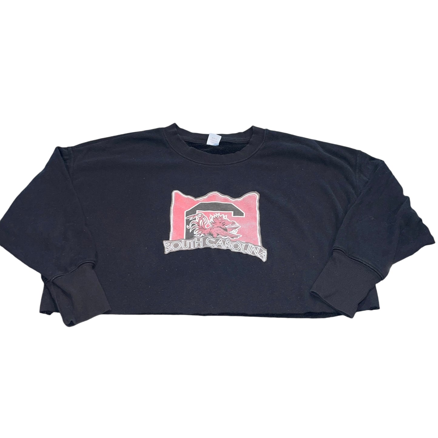 USC South Carolina Patchwork Cropped Crew (M)