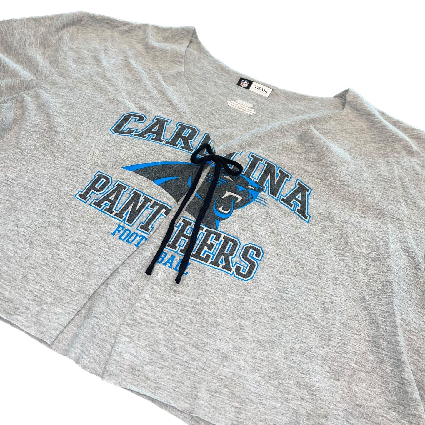 Carolina Panthers Tied Front Top (XL)
