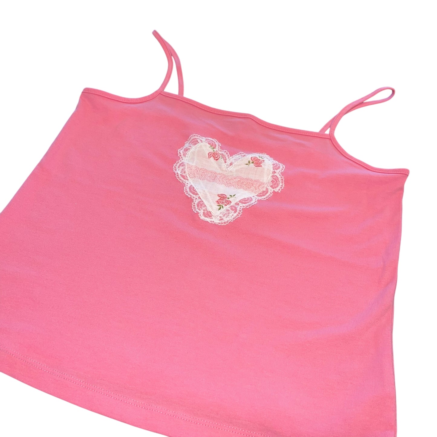 Valentines Lace Heart Tank (L)