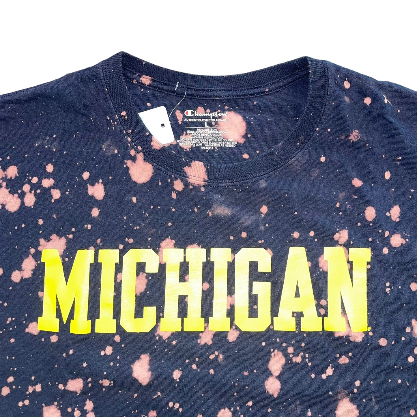 Michigan Bleach Tee (L)