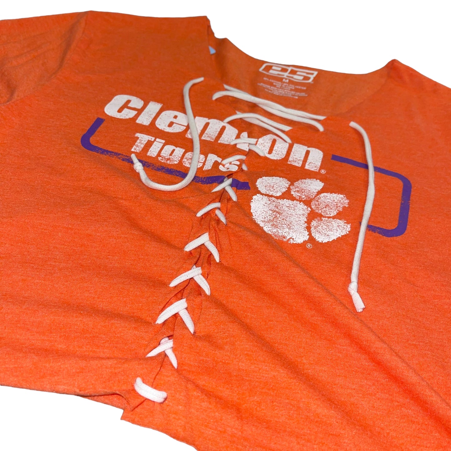 Clemson Lace up Crop (M)
