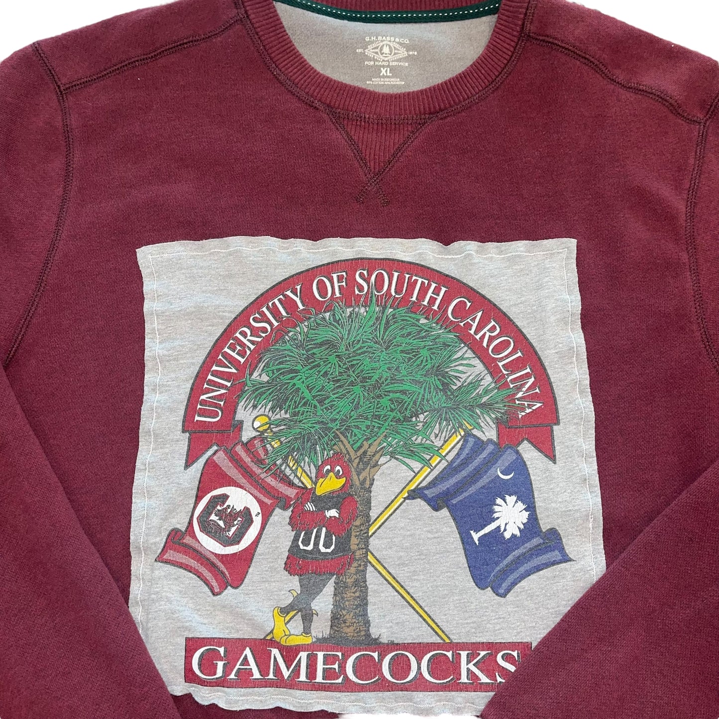 USC South Carolina Patchwork Crew (XL)