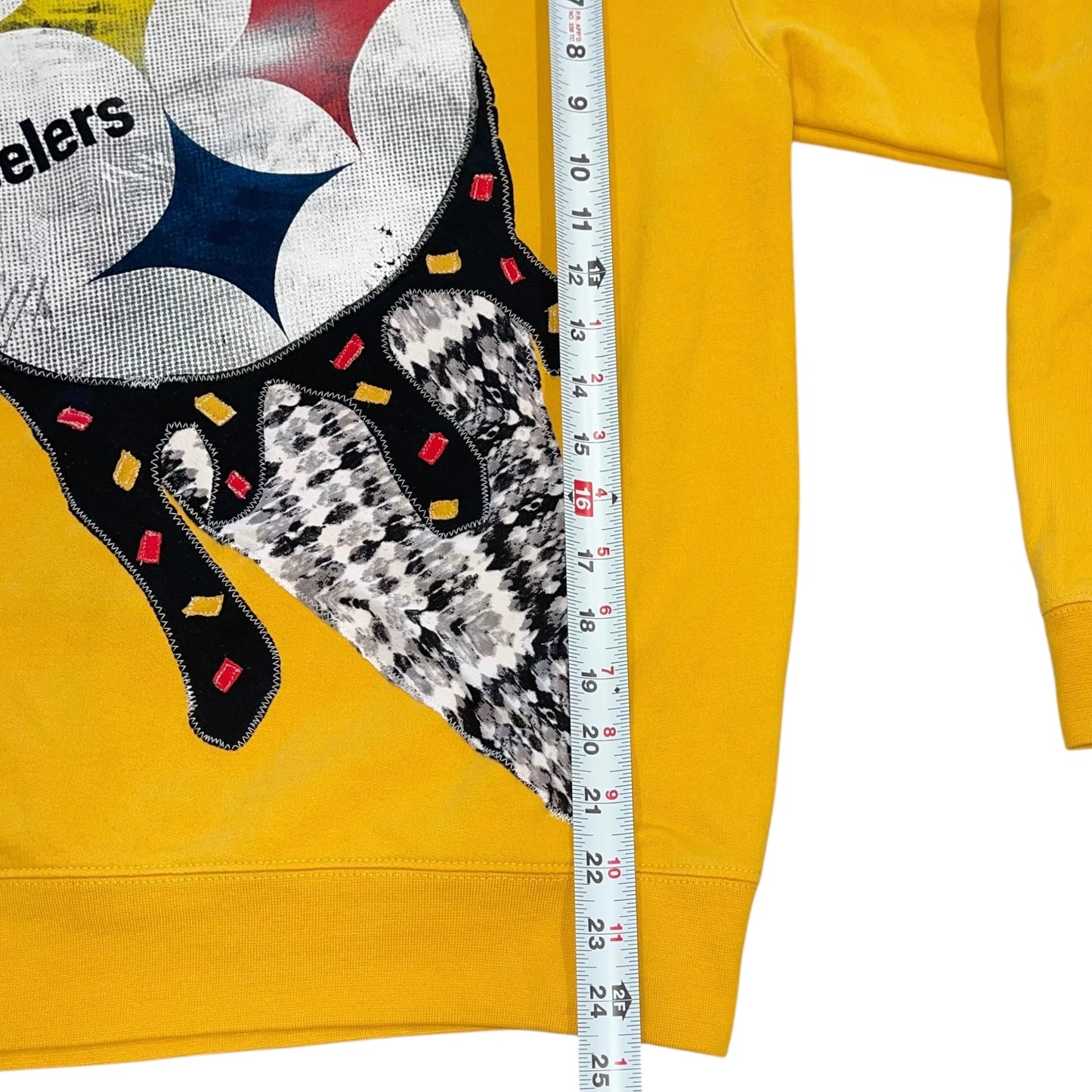 Pittsburgh Steelers Upcycled Ice Cream Sweatshirt (M)