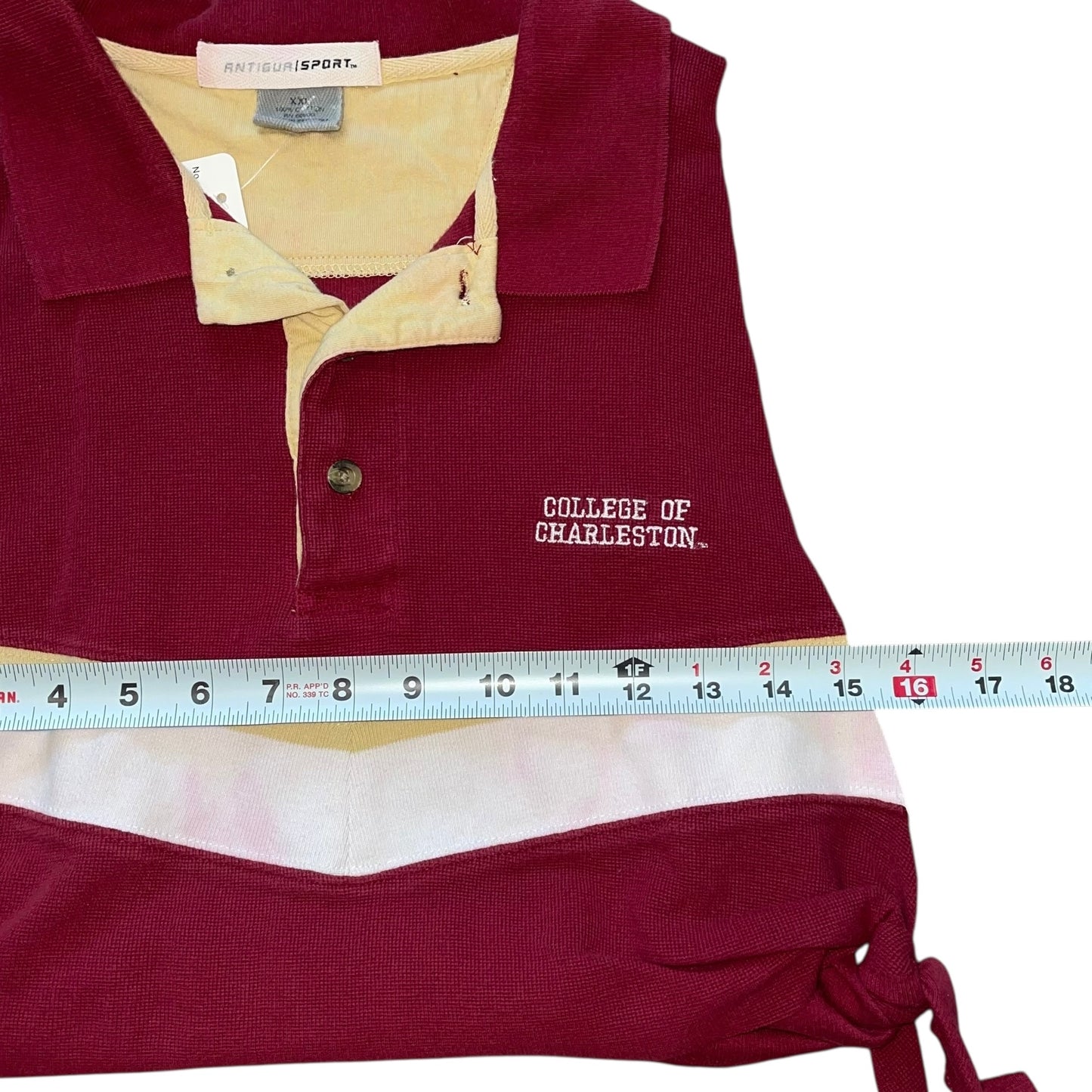 College of Charleston Tied Side Polo (S/M)
