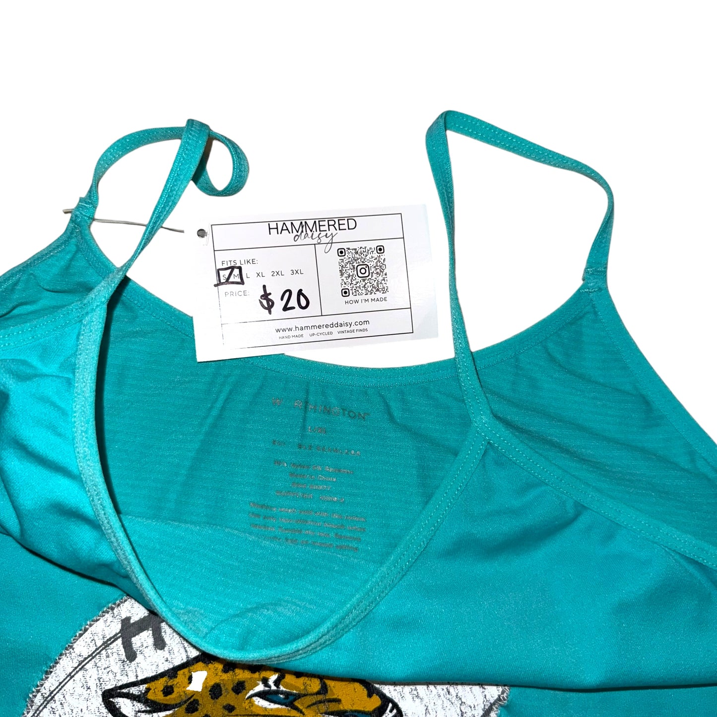 Jacksonville Jaguars Upcycled Tank (S/M)