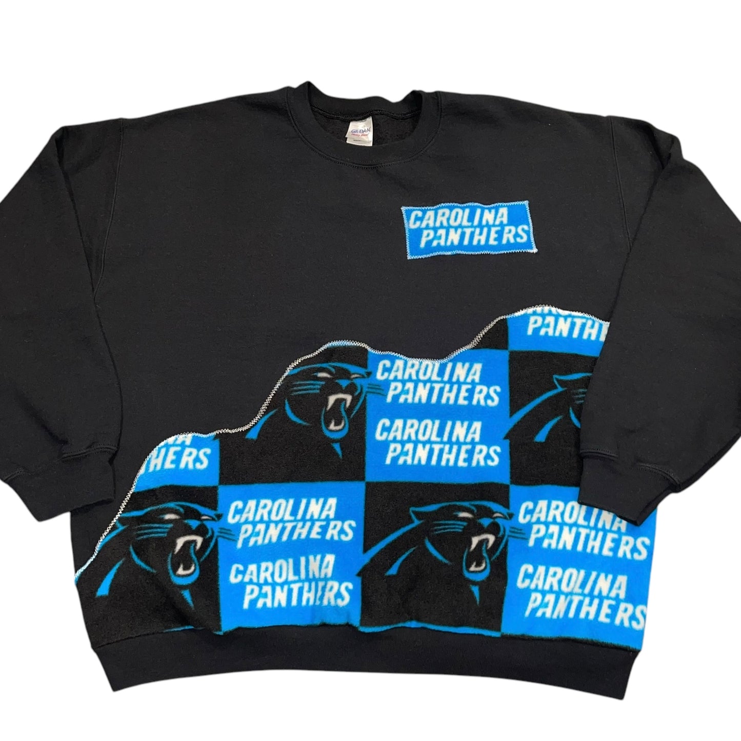 Carolina Panthers Fleece Patchwork (L)