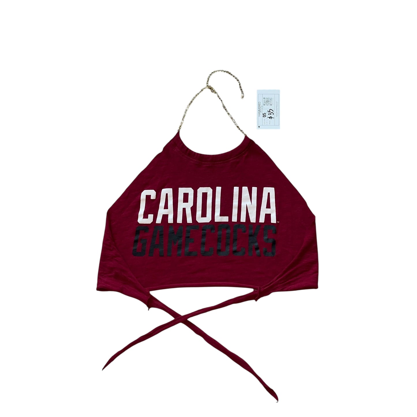 USC South Carolina Chain Halter (OS)