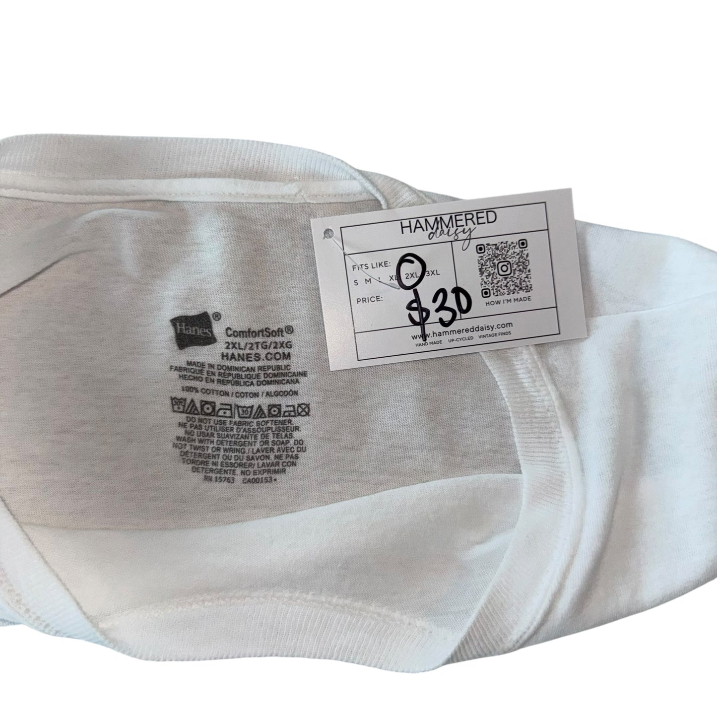 PRIDE - Not Gay But Supportive White Crop (2XL)