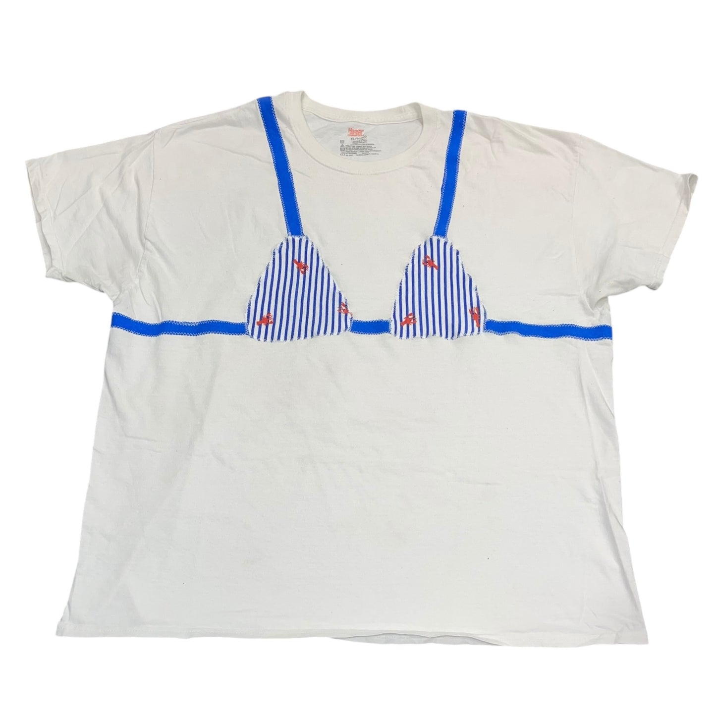 Earthbound - Bikini Patchwork Lobster & Blue (XL)