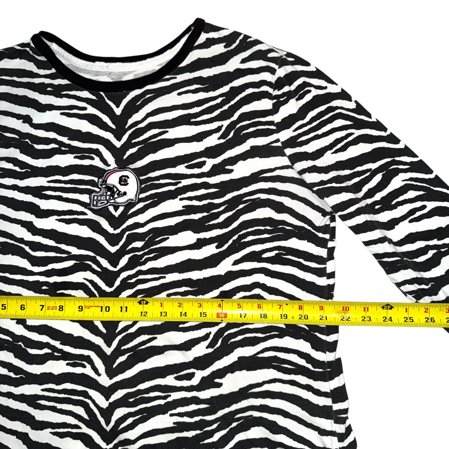 USC South Carolina Reworked Zebra Helmet (L)