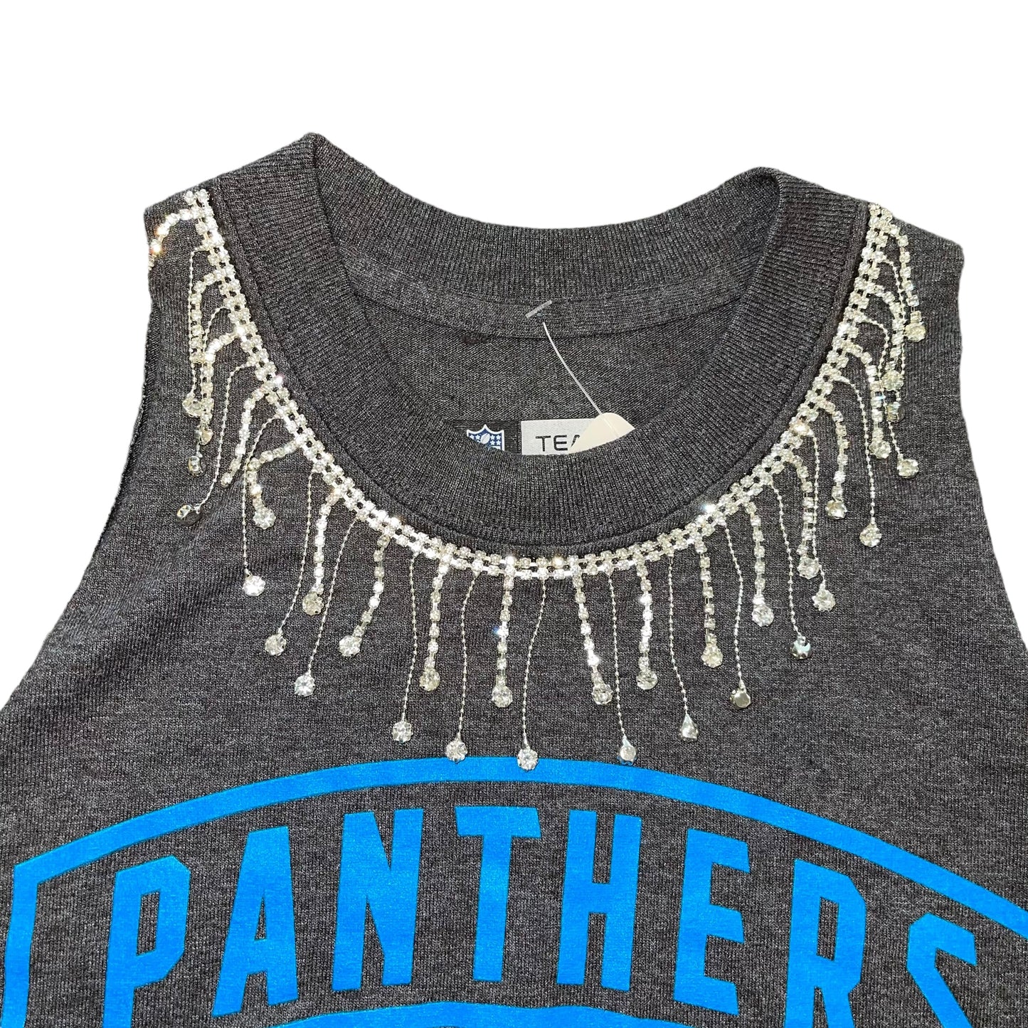 Carolina Panthers Rhinestone Tank (S)