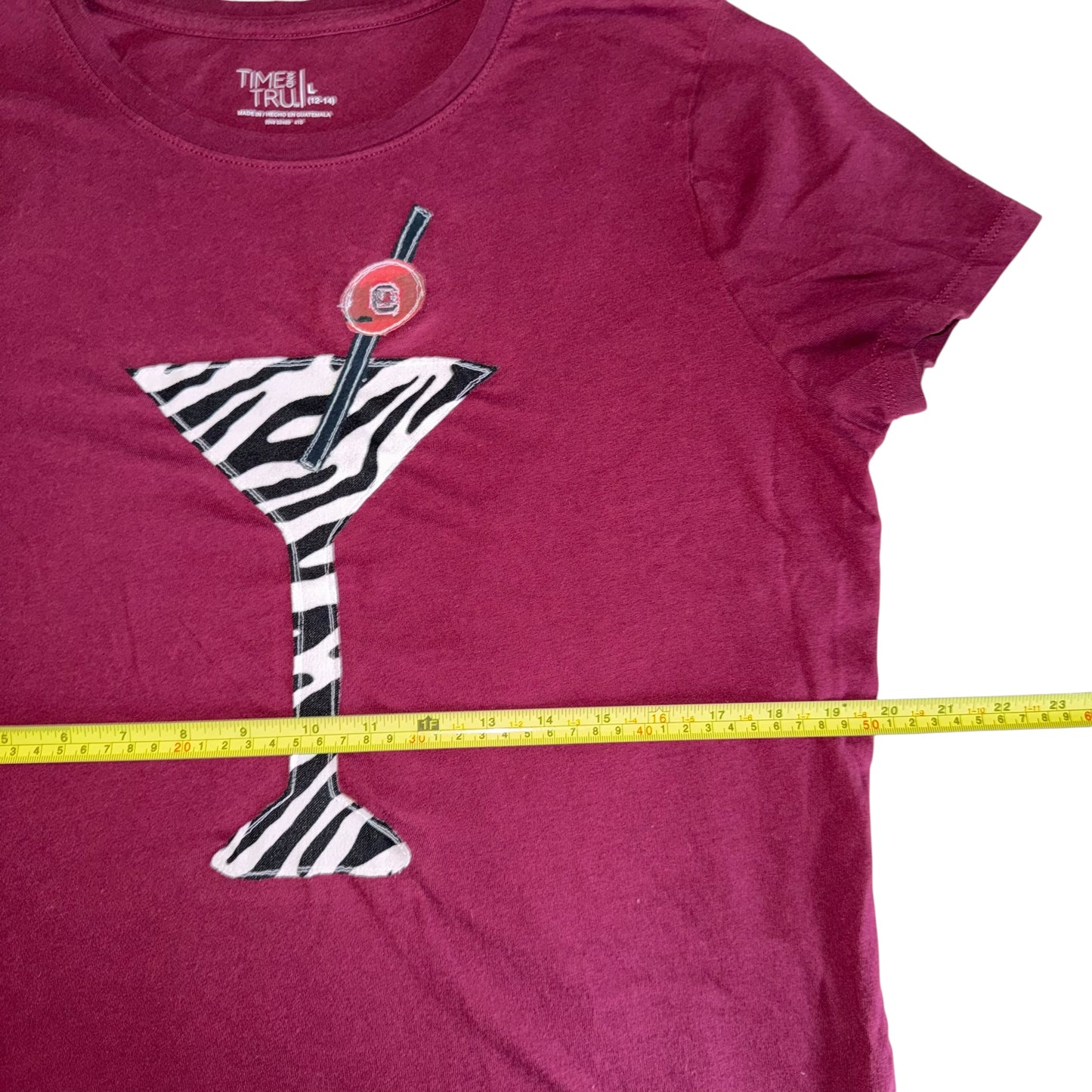 USC South Carolina Upcycled Martini Tee (L)