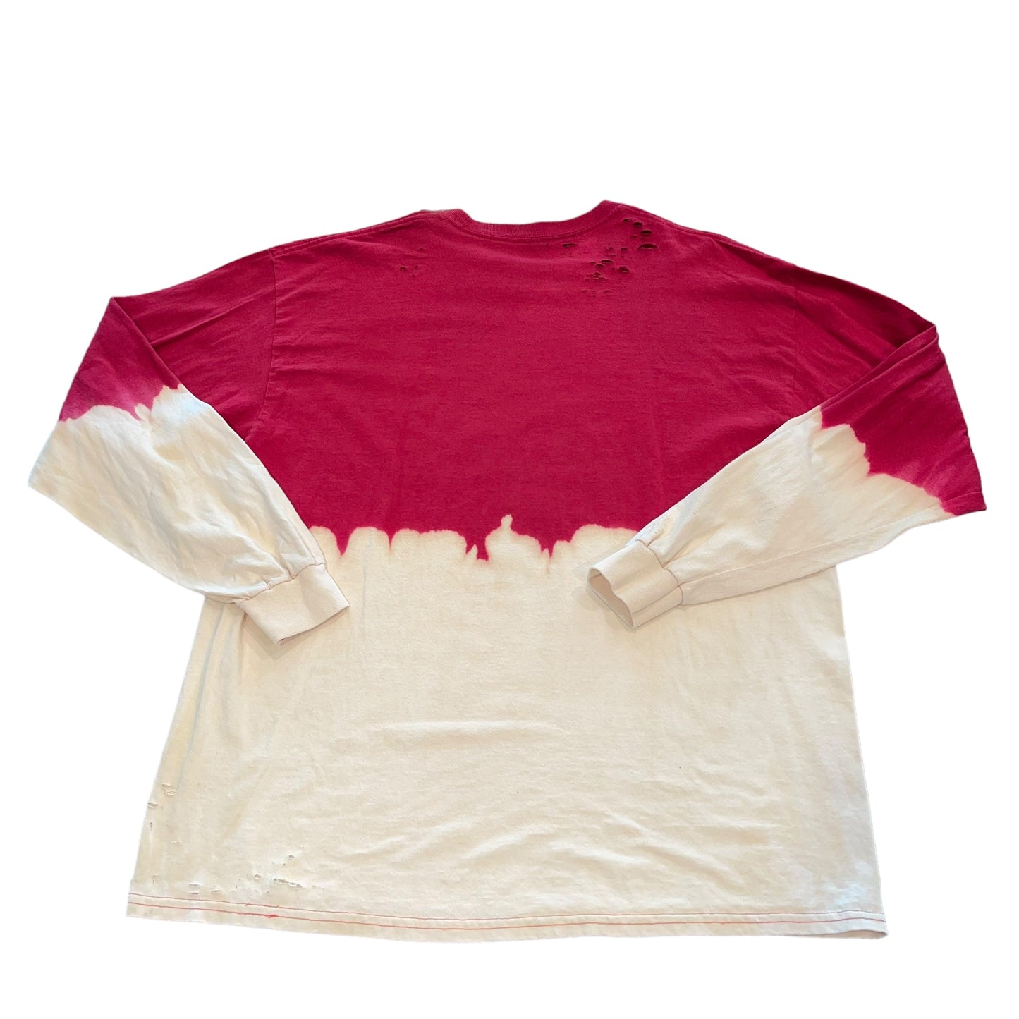 Ohio State Bleach Dipped Distressed Tee (XL)