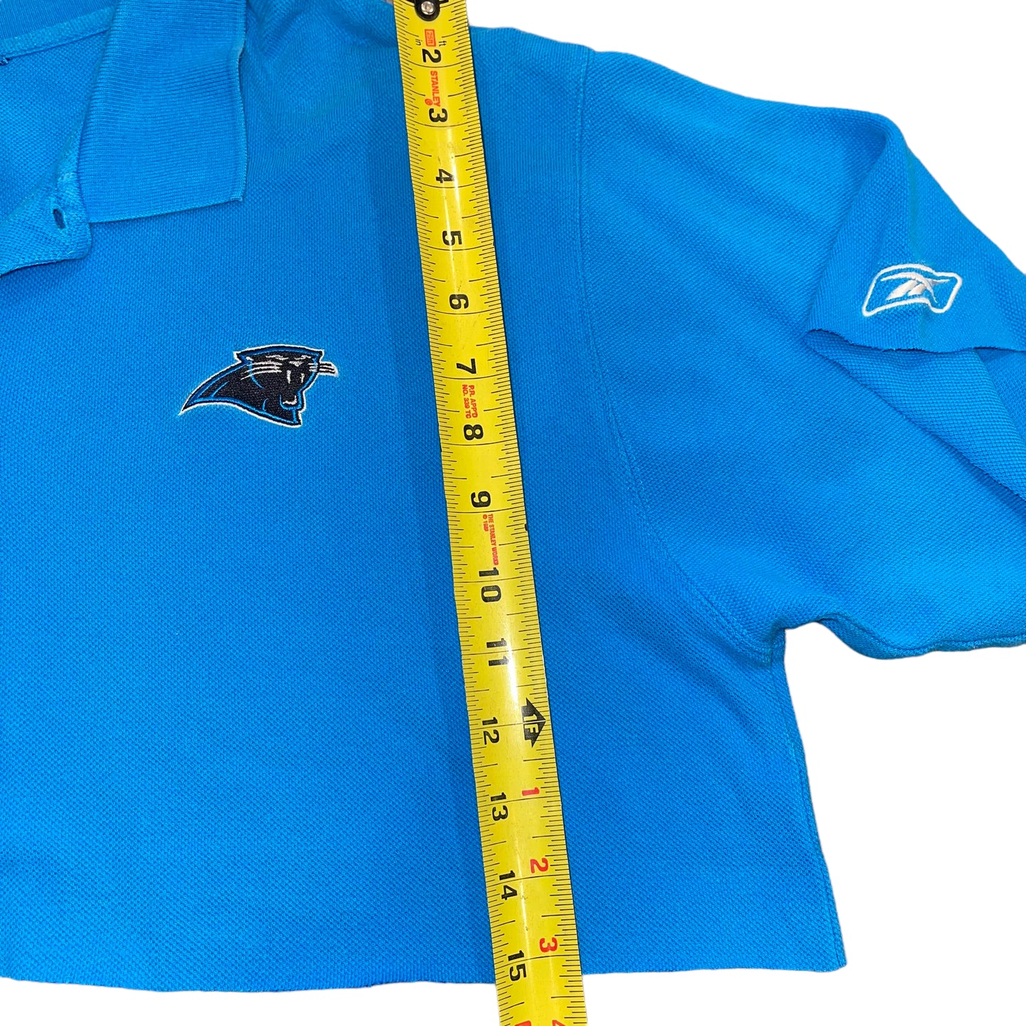 Carolina Panthers Cropped Polo (XL)
