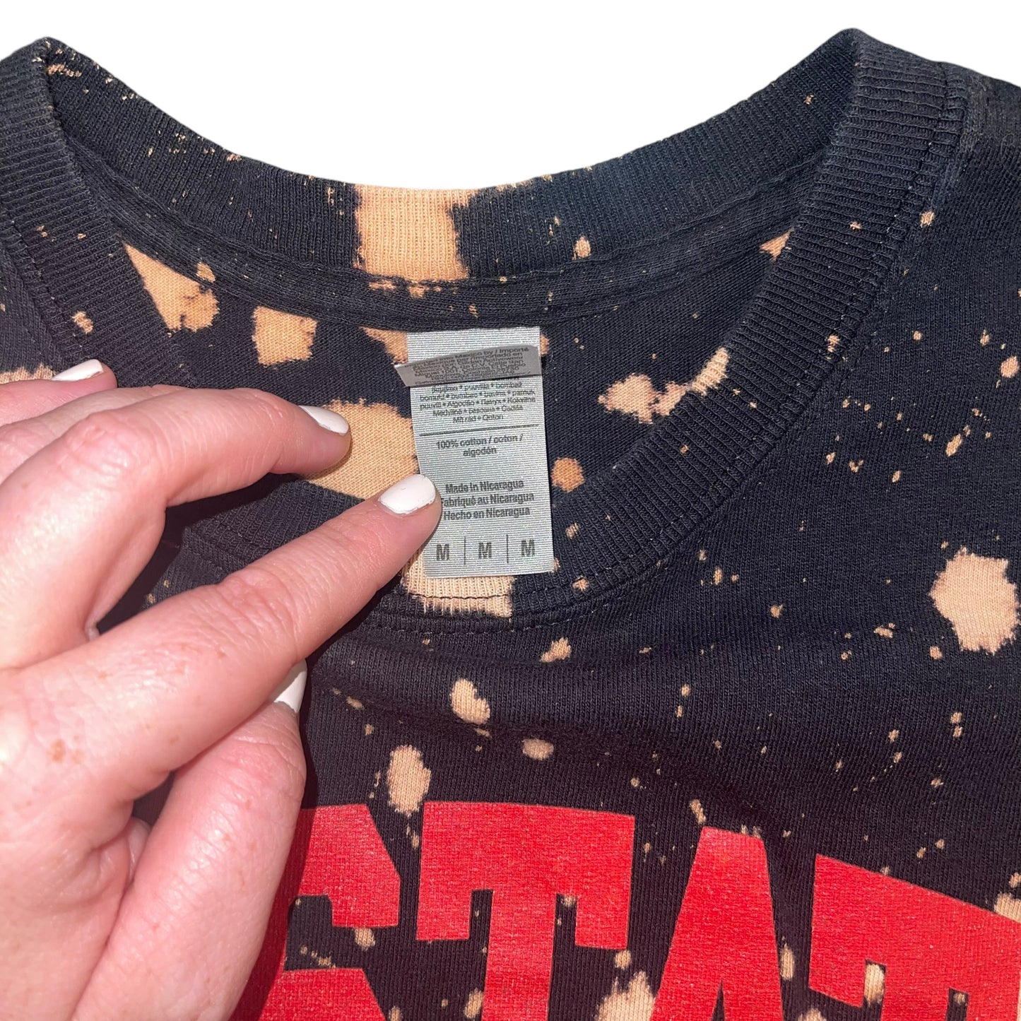 NC State Bleach Crop (M)
