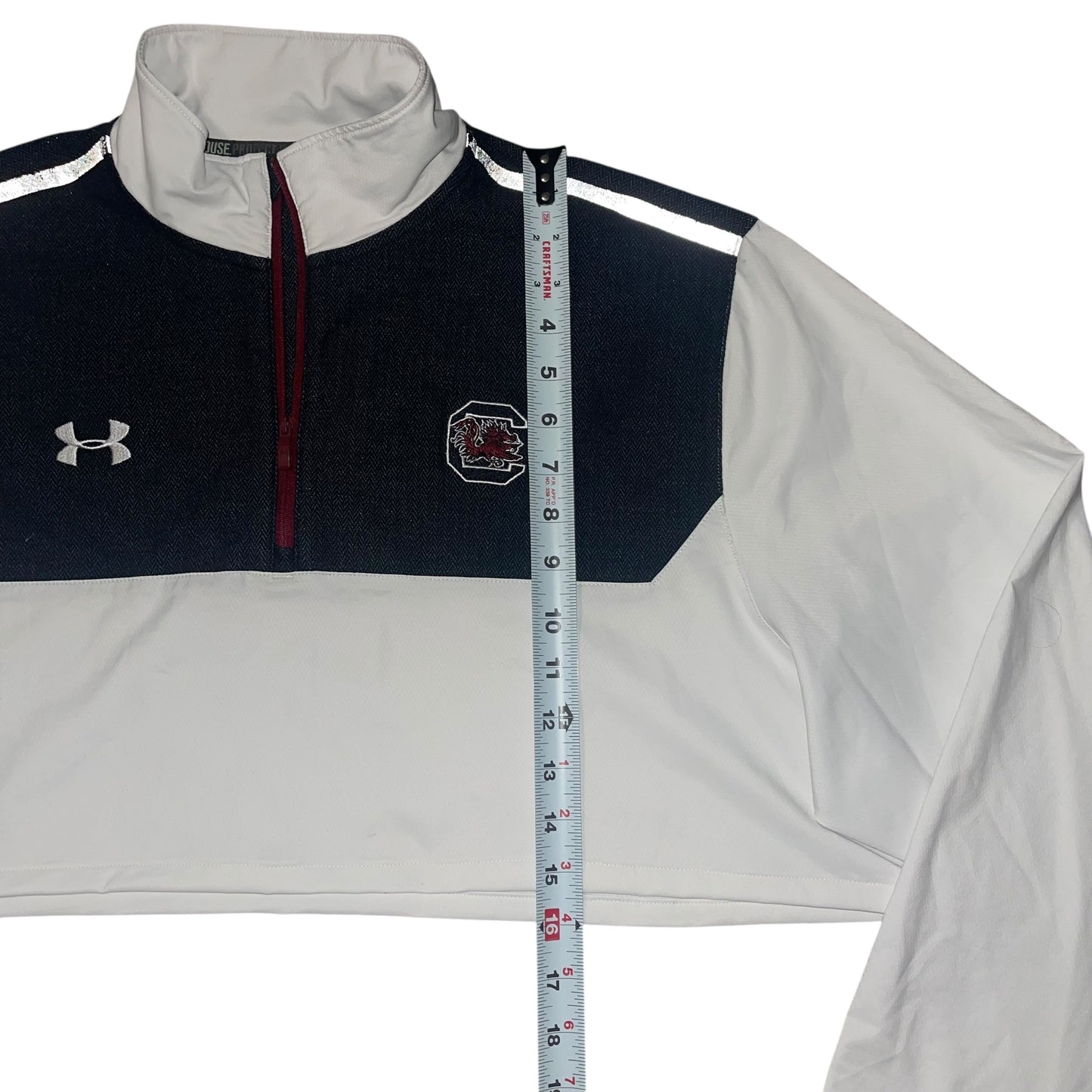 USC South Carolina Upcycled Cropped Quarter Zip (XL)