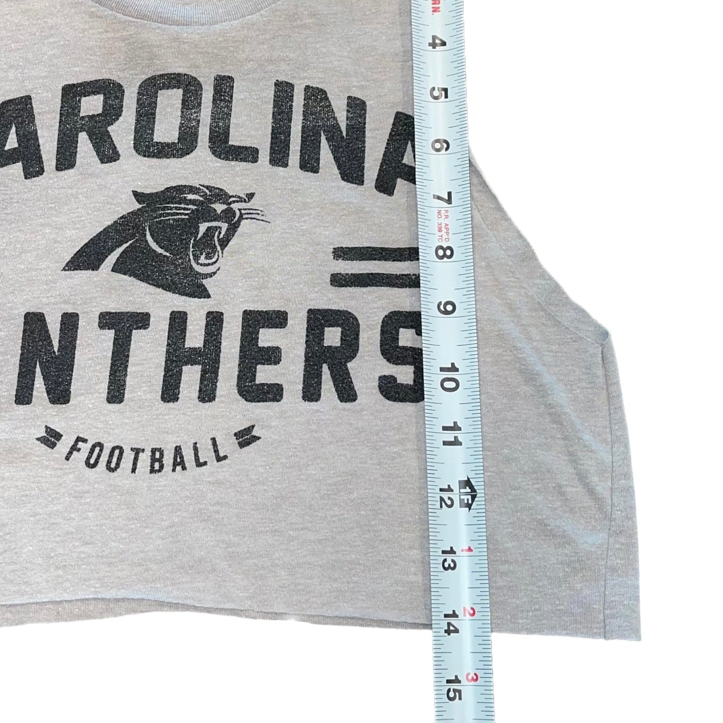 Carolina Panthers Cropped Tank (M)