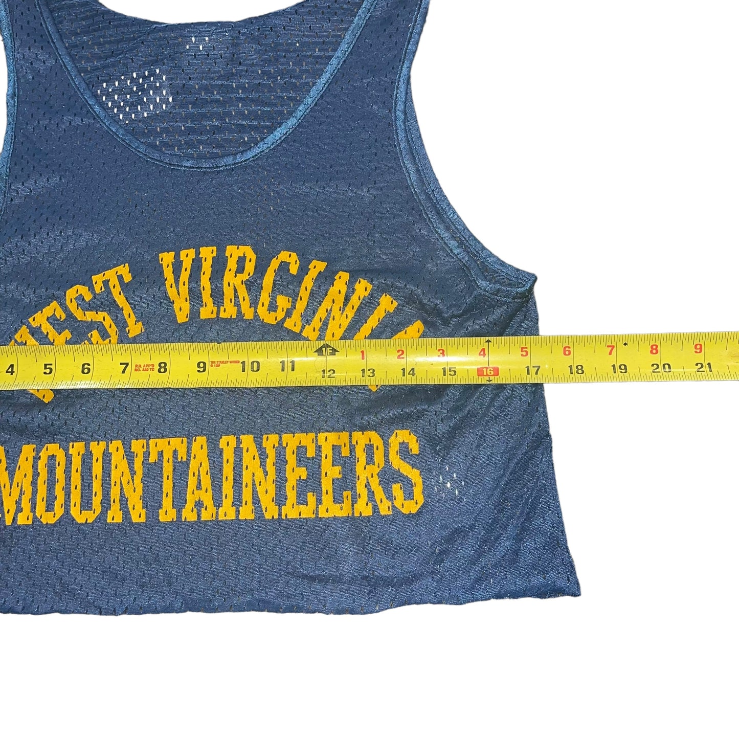 West Virginia Mesh Cropped Tank (M)