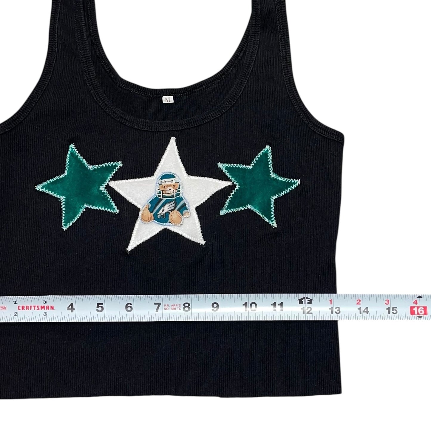 Philadelphia Eagles Upcycled Bear Tank (M)