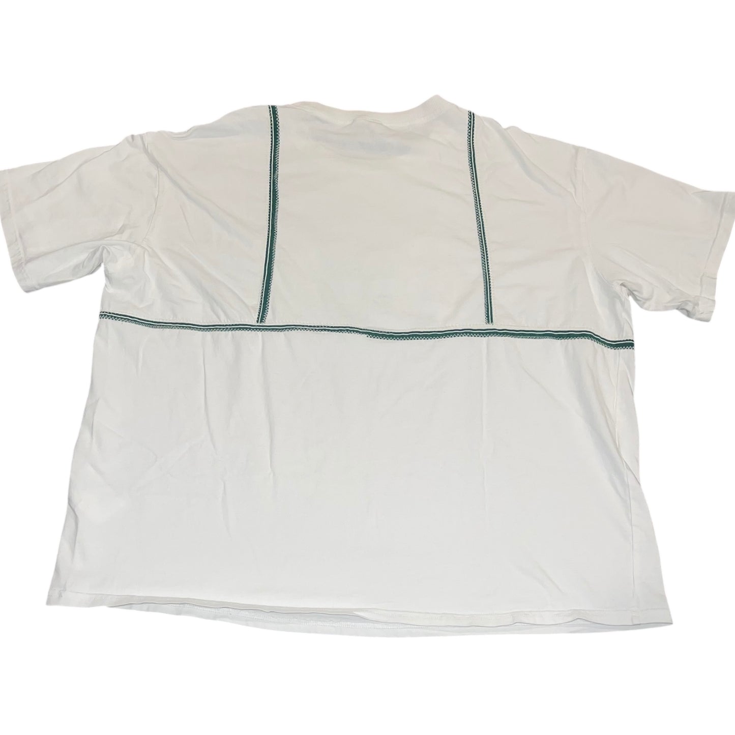 Earthbound - Bikini Patchwork Green Stripes (L)