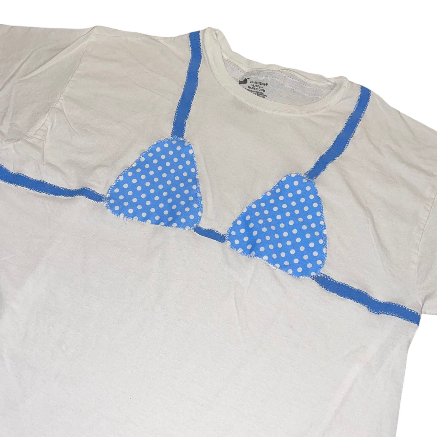 Earthbound - Bikini Patchwork Polka Dot & Blue (XL)