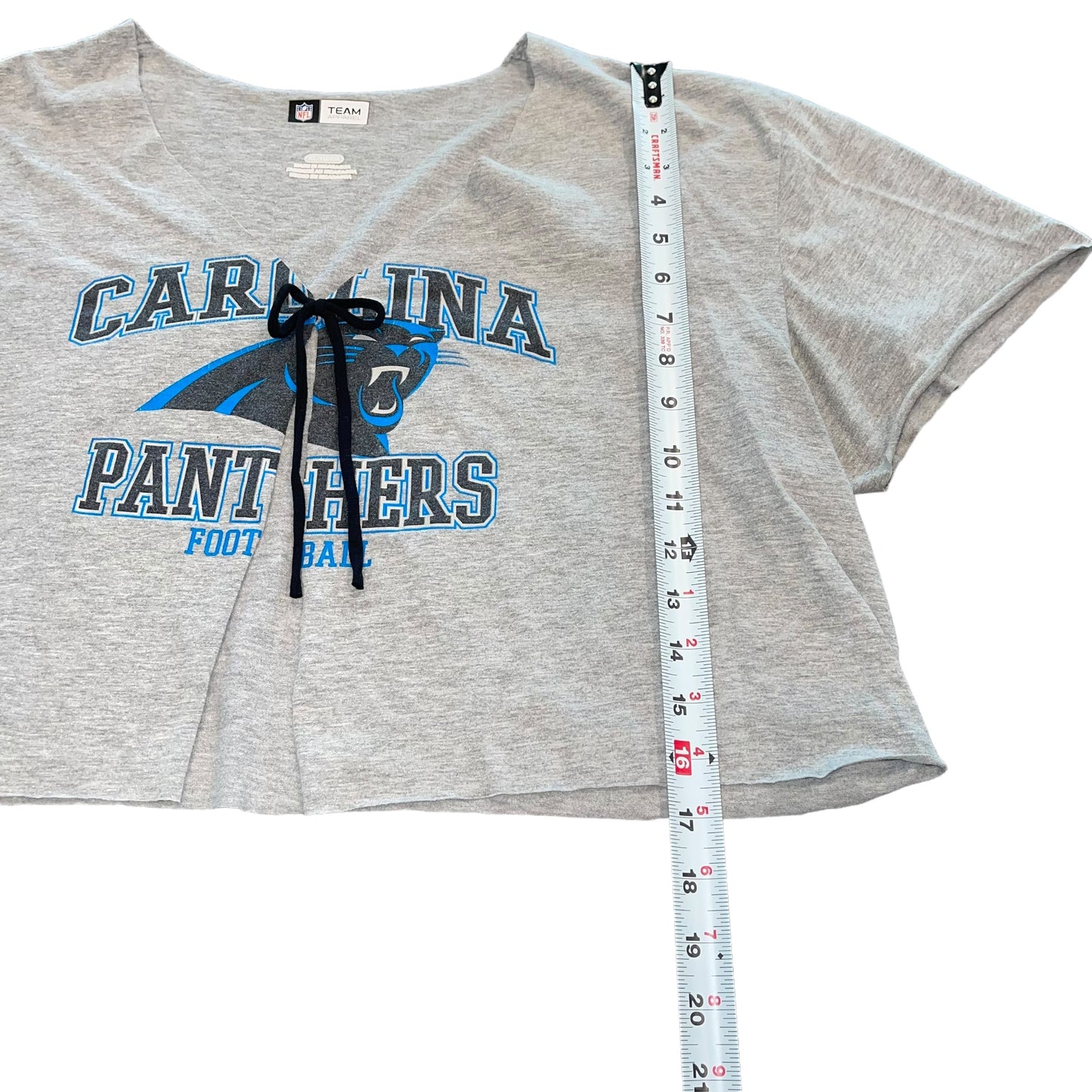 Carolina Panthers Tied Front Top (XL)