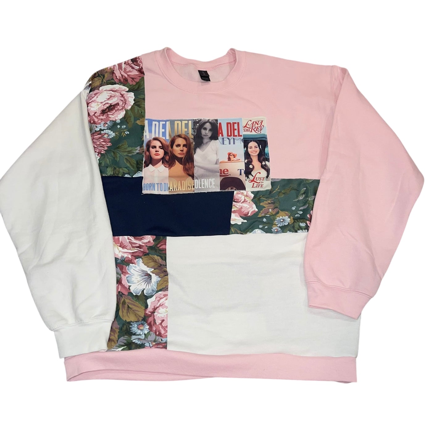 Lana Del Rey Color Block Sweatshirt (L)